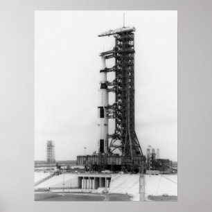 Póster Apolo 15 no lançamento