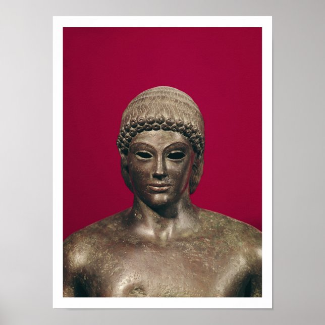Poster Apolo de Piombino, chefe da estátua, encontrado (Frente)