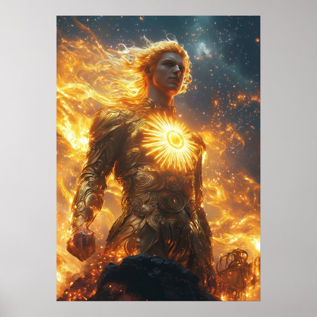 Poster Apolo, Deus do Sol - Portador da Luz (Frente)