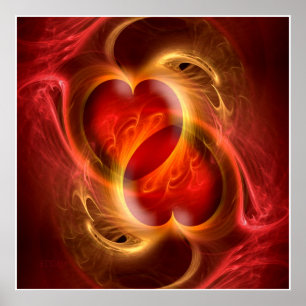 Póster Apophysis Fractal Heart by Heart + your ideas