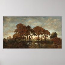 Após a Chuva - Théodore Rousseau Belas Artes
