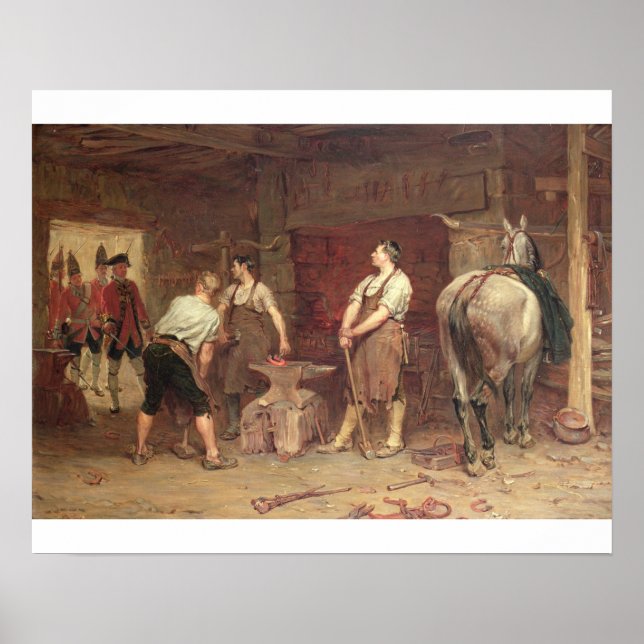 Poster Após Culloden: Caça a Rebeldes (óleo na canvas) (Frente)
