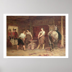 Poster Após Culloden: Caça a Rebeldes (óleo na canvas)