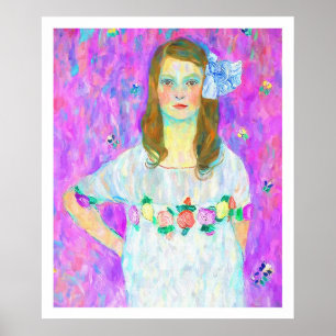 Poster Após Klimt - retrato de Mada