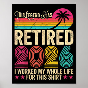 Poster Aposentado 2026 trabalhou a vida toda por esta cam