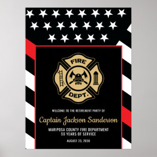 Poster Aposentadoria do Bombeiro do Corpo de Bombeiros