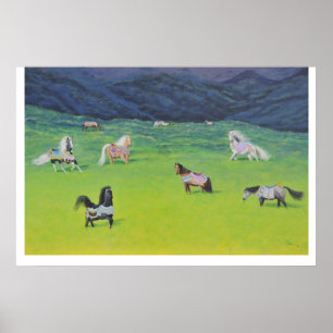 Poster Aposentadoria do cavalo do carrossel