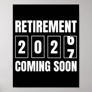 Poster Aposentadoria Engraçada Chegando Em Breve 2027 Apo