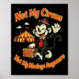 Poster Aposentadoria engraçada de professor retro não mac