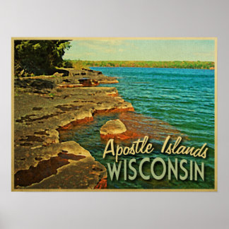 Póster Apostle Islands Wisconsin