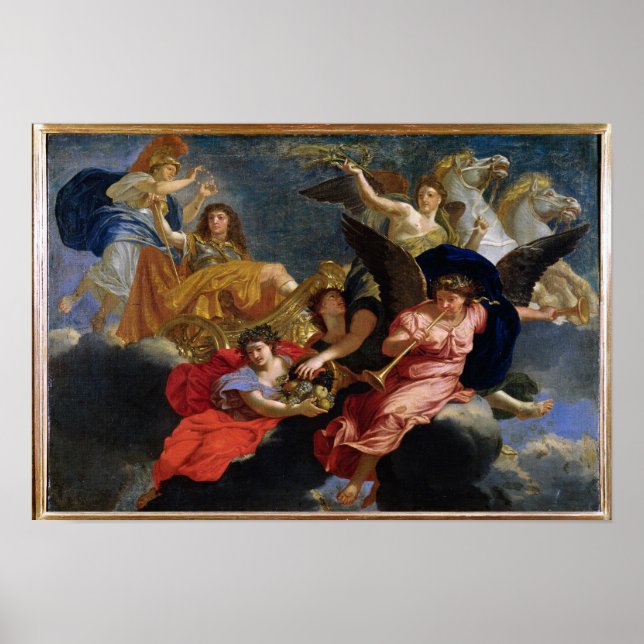 Poster Apoteose do Rei Luís XIV da França (Frente)