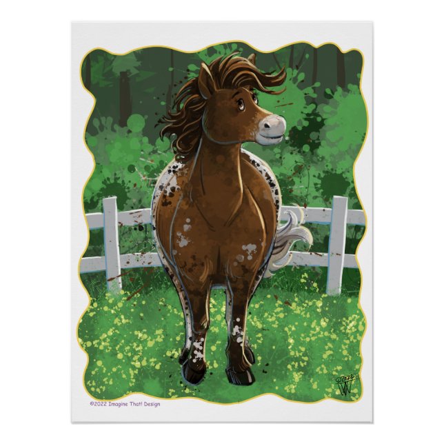 Póster Appaloosa Pony (Frente)