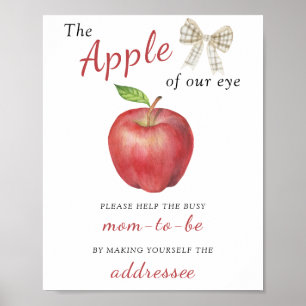 Poster Apple - Ajude o Busy Mãe-a-Ser Destinatário