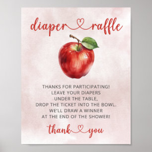 Poster Apple Do Meu Sinal De Fralda Ocular Raffle