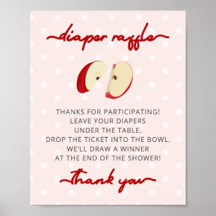 Poster Apple Do Meu Sinal De Fralda Ocular Raffle