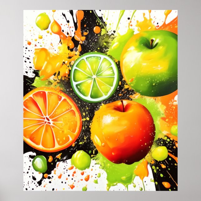 Poster Apple e Citrus Burst (Frente)