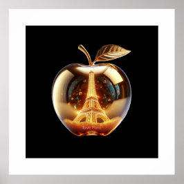 Poster Apple Love Paris