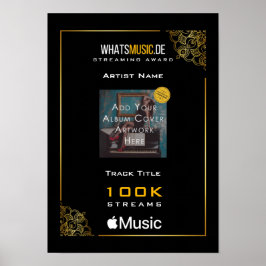 Poster Apple Music Streaming Award