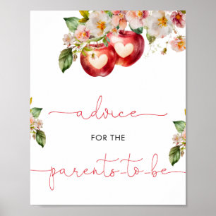 Poster Apple of Our Eye Advice Sign