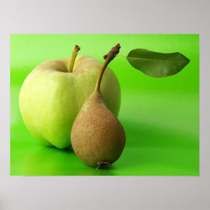 Poster Apple & pera
