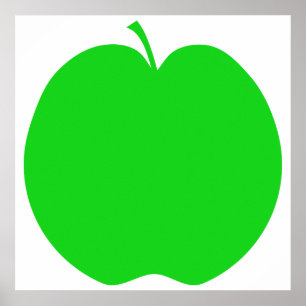 Poster Apple verde
