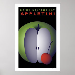 Póster Appletini (Poster pequeno)