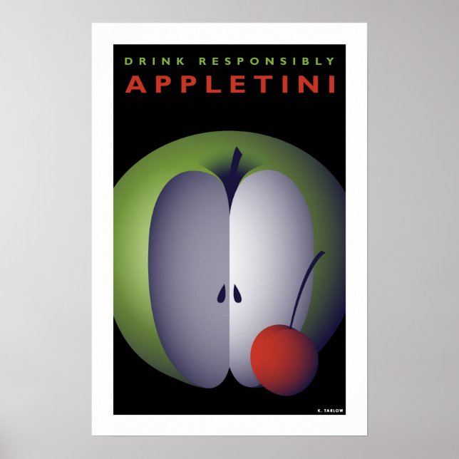 Póster Appletini (Poster pequeno) (Frente)