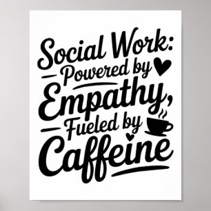 Poster Apreciação do Assistente Social Msw Escola Clínica