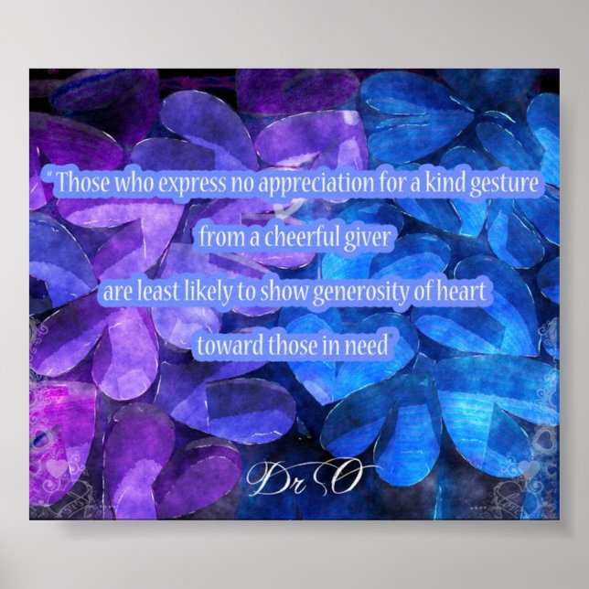 Póster Apreciação e Doação (Frente)