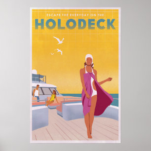 Póster Aprecie o Holodeck