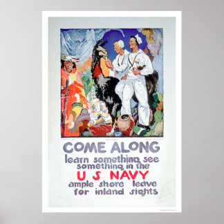 Poster Aprenda e veja algo no Marinho (US02315)