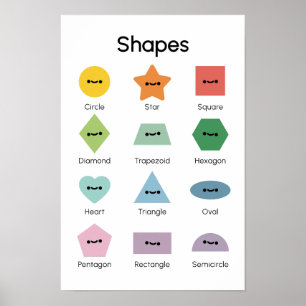 Poster Aprenda Formas