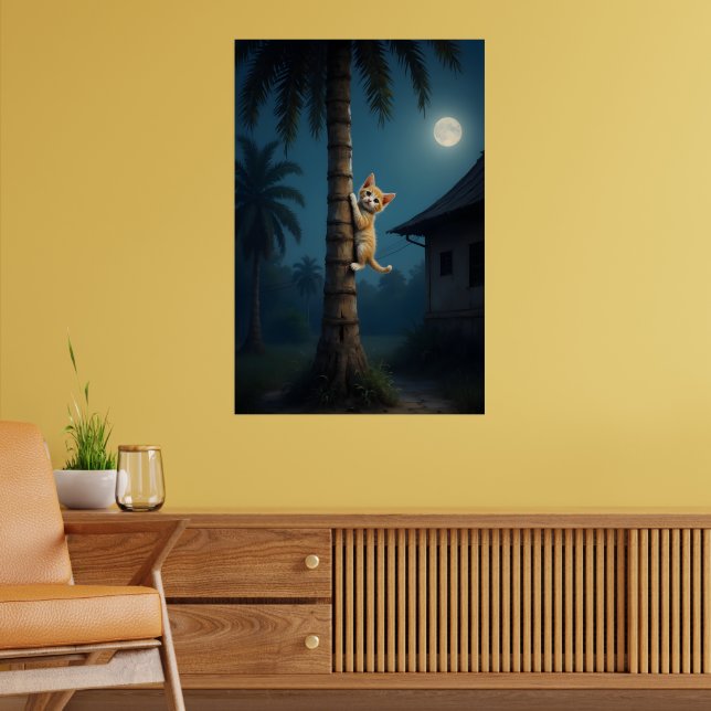Poster Aprendendo a Subir – Momento de Gato Fofo (Sala de Estar 2)