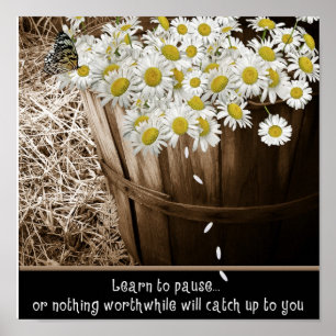 Póster Aprender a Pausar