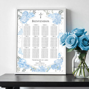 Poster Apresentação 3 años Sentados Gráfico Sinal Butterf