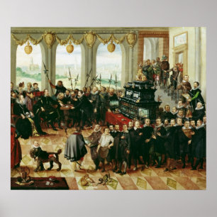 Póster Apresentação ao duque Phillip II