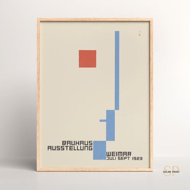 Poster Apresentação Bauhaus Ausstellung Weimar 1923 (Criador carregado)