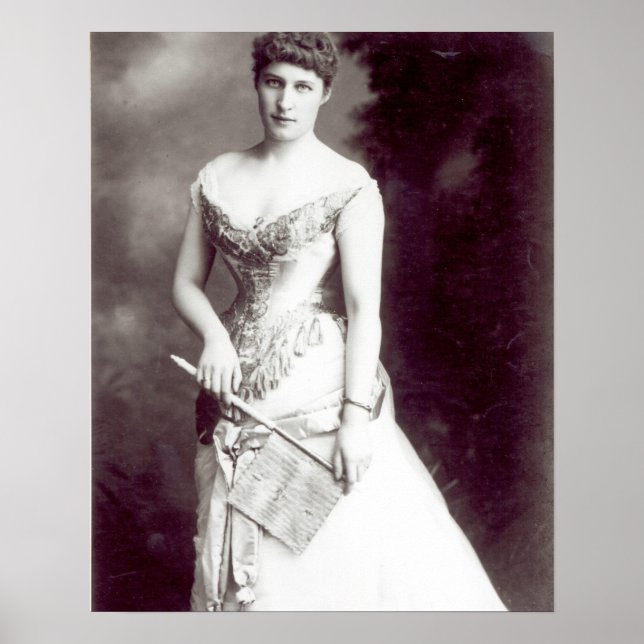 Póster Apresentação de Lily Langtry (1853-1929) na Haymar (Frente)