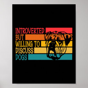 Poster Apresentado, Mas Disposto A Discutir Cães Legal