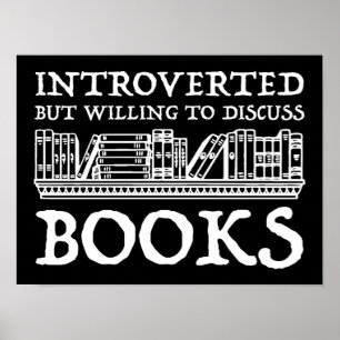 Poster Apresentado, Mas Disposto A Discutir Livros