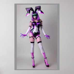 Poster Apresentando Como Coelhinho