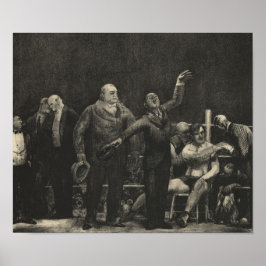 Poster Apresentando John L. Sullivan - George Bellows