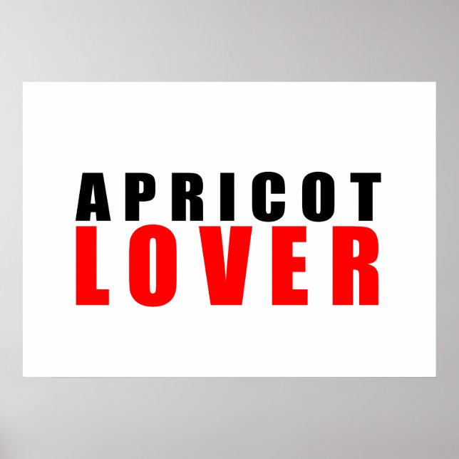 Poster Apricot lover (Frente)