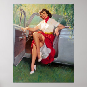 Póster Apronte ao Pin de movimentação acima