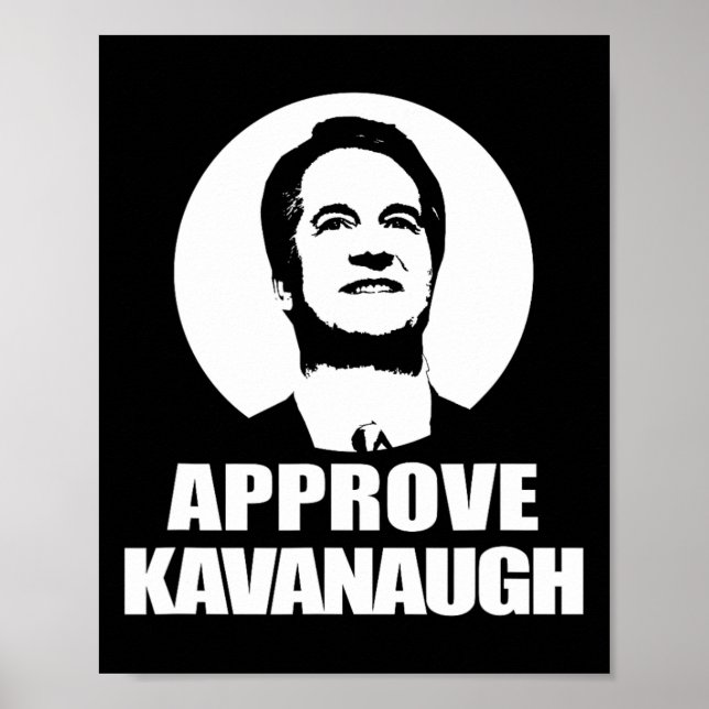 Poster Aprovar Camiseta Brett Kavanaugh Scotus Nomeado Pr (Frente)