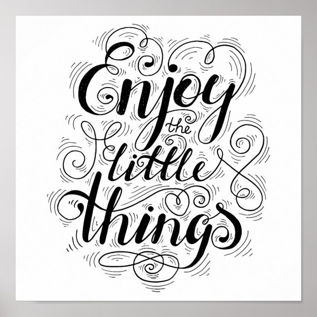 Póster Aproveite As Coisas Pequenas 1 (Frente)