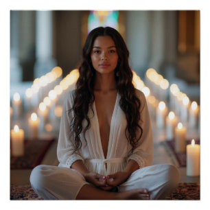 Póster APROVEITE O DIA - Meditação - Yoga