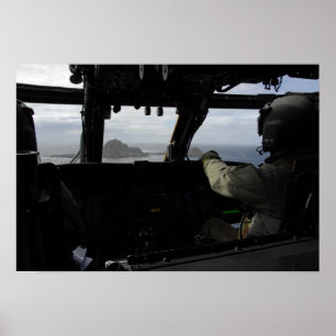 Póster Aproximação das tripulações de bordo na ilha de Fa