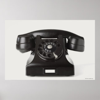 Póster Aproximação de um telefone rotativo