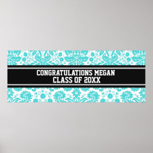 Poster Aqua conhecido feito sob encomenda da bandeira da